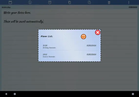 Calendar Notes android App screenshot 3